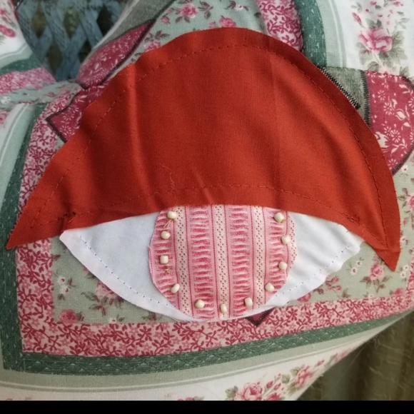 Large Handmade Heart Pillow - Picture 3 of 4